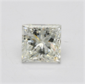 Diamante Natural 1.52 quilates, Princesa , Color K, claridad VS2 y certificado GIA