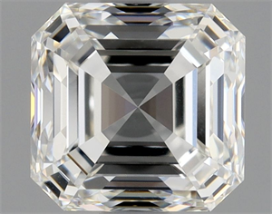 Picture of Natural Diamond 1.20 Carats, Asscher with  Cut, H Color, VVS1 Clarity and Certified by GIA