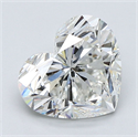 Natural Diamond 3.22 Carats, Heart with  Cut, G Color, VS2 Clarity and Certified by GIA