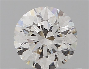 Picture of Natural Diamond 0.42 Carats, Round with Excellent Cut, G Color, IF Clarity and Certified by GIA