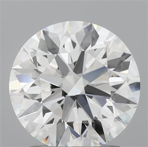 Picture of Lab Grown Diamond 1.54 Carats, Round with Ideal Cut, D Color, VVS2 Clarity and Certified by IGI