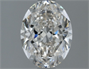 Natural Diamond 1.20 Carats, Oval with  Cut, H Color, VS1 Clarity and Certified by IGI