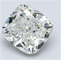 Natural Diamond 2.20 Carats, Cushion with  Cut, K Color, VS1 Clarity and Certified by GIA
