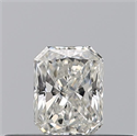 Natural Diamond 0.25 Carats, Radiant with  Cut, H Color, VVS1 Clarity and Certified by GIA
