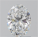 Natural Diamond 1.01 Carats, Oval with  Cut, D Color, VS1 Clarity and Certified by GIA