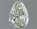 Natural Diamond 1.41 Carats, Pear with  Cut, L Color, IF Clarity and Certified by IGI