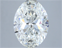 Natural Diamond 4.01 Carats, Oval with  Cut, H Color, VS1 Clarity and Certified by IGI