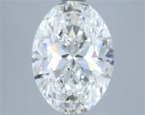 Picture of Natural Diamond 4.01 Carats, Oval with  Cut, H Color, VS1 Clarity and Certified by IGI