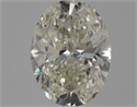 Diamante Natural 0.90 quilates, Ovalado , Color J, claridad SI2 y certificado HRD