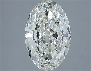 Picture of Natural Diamond 1.90 Carats, Oval with  Cut, J Color, SI2 Clarity and Certified by IGI