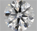 Natural Diamond 2.01 Carats, Round with Excellent Cut, E Color, VS2 Clarity and Certified by GIA