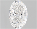 Natural Diamond 1.20 Carats, Oval with  Cut, E Color, VVS1 Clarity and Certified by GIA