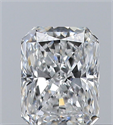 Natural Diamond 0.32 Carats, Radiant with  Cut, E Color, VVS2 Clarity and Certified by GIA