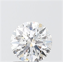 Lab Grown Diamond 1.09 Carats, Round with Ideal Cut, D Color, VVS2 Clarity and Certified by IGI