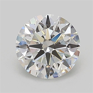 Picture of Lab Grown Diamond 1.05 Carats, Round with Ideal Cut, E Color, VVS2 Clarity and Certified by IGI