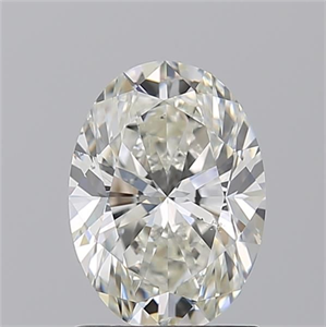 Picture of Natural Diamond 1.50 Carats, Oval with  Cut, I Color, SI1 Clarity and Certified by GIA