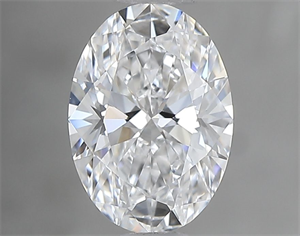 Picture of Natural Diamond 0.77 Carats, Oval with  Cut, D Color, VS1 Clarity and Certified by GIA