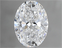 Diamante Natural 0.77 quilates, Ovalado , Color D, claridad VS1 y certificado GIA
