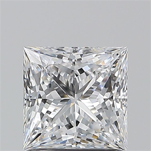 Picture of Natural Diamond 1.15 Carats, Princess with  Cut, D Color, FL Clarity and Certified by GIA