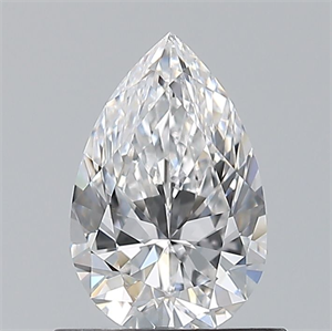 Picture of Natural Diamond 0.70 Carats, Pear with  Cut, D Color, VS2 Clarity and Certified by GIA