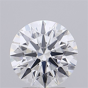 Picture of Lab Grown Diamond 3.07 Carats, Round with Excellent Cut, D Color, VVS2 Clarity and Certified by GIA