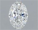 Diamante Natural 0.61 quilates, Ovalado , Color F, claridad VVS1 y certificado GIA
