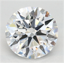 Lab Grown Diamond 3.05 Carats, Round with Excellent Cut, D Color, IF Clarity and Certified by GIA