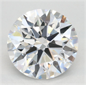 Lab Grown Diamond 3.05 Carats, Round with Excellent Cut, D Color, IF Clarity and Certified by GIA