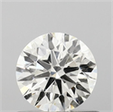 Diamante Natural 0.59 quilates, Redondo , Color J, claridad SI2 y certificado GIA