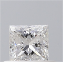 Diamante Natural 0.40 quilates, Princesa , Color D, claridad VS2 y certificado GIA