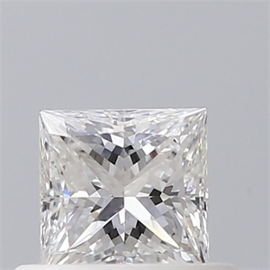 Foto Diamante Natural 0.40 quilates, Princesa , Color D, claridad VS2 y certificado GIA de