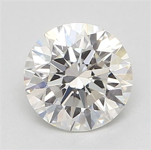Picture of Natural Diamond 0.41 Carats, Round with Excellent Cut, I Color, VS1 Clarity and Certified by GIA