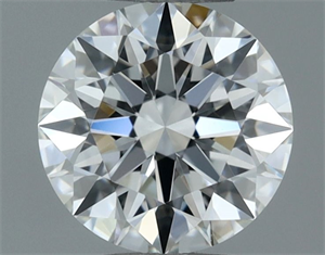 Picture of Natural Diamond 0.52 Carats, Round with Excellent Cut, G Color, VS1 Clarity and Certified by GIA