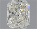 Natural Diamond 0.92 Carats, Radiant with  Cut, J Color, VVS1 Clarity and Certified by GIA