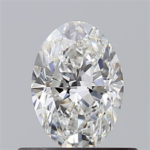 Picture of Natural Diamond 0.51 Carats, Oval with  Cut, E Color, VVS2 Clarity and Certified by GIA