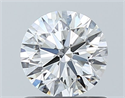 Natural Diamond 0.80 Carats, Round with Excellent Cut, F Color, SI1 Clarity and Certified by GIA