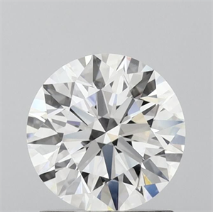 Picture of Lab Grown Diamond 1.24 Carats, Round with Ideal Cut, D Color, VVS2 Clarity and Certified by IGI