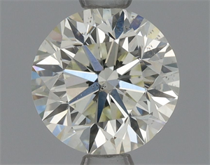 Foto Diamante Natural 0.80 quilates, Redondo , Color L, claridad SI1 y certificado GIA de