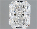 Natural Diamond 0.51 Carats, Radiant with  Cut, E Color, SI1 Clarity and Certified by GIA