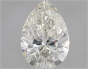 Natural Diamond 1.00 Carats, Pear with  Cut, K Color, I1 Clarity and Certified by GIA