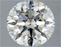 Diamante Natural 2.01 quilates, Redondo , Color J, claridad SI1 y certificado GIA