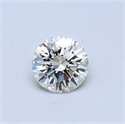 0.30 Carats, Round Diamond with Excellent Cut, I Color, VS1 Clarity and Certified by EGL