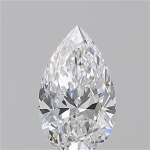 Picture of Natural Diamond 0.70 Carats, Pear with  Cut, D Color, VS1 Clarity and Certified by GIA