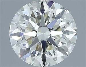 Picture of Natural Diamond 1.50 Carats, Round with Excellent Cut, K Color, SI1 Clarity and Certified by IGI