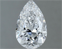 Diamante Natural 0.70 quilates, De pera , Color D, claridad VS2 y certificado GIA