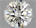 Diamante Natural 0.53 quilates, Redondo , Color J, claridad VS2 y certificado GIA