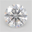 Lab Grown Diamond 3.56 Carats, Round with Ideal Cut, F Color, IF Clarity and Certified by IGI