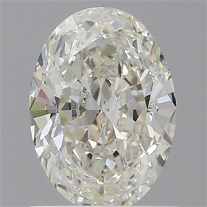 Picture of Natural Diamond 1.01 Carats, Oval with  Cut, J Color, VS2 Clarity and Certified by GIA