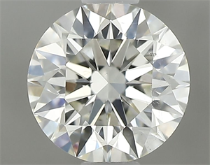 Picture of Natural Diamond 0.70 Carats, Round with Excellent Cut, J Color, SI1 Clarity and Certified by GIA