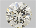 Natural Diamond 1.22 Carats, Round with Excellent Cut, J Color, VS2 Clarity and Certified by IGI